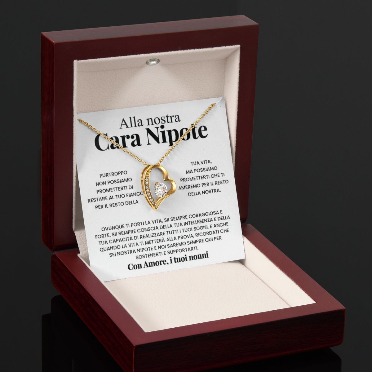 Alla nostra cara Nipote | Dai Nonni | Collana
