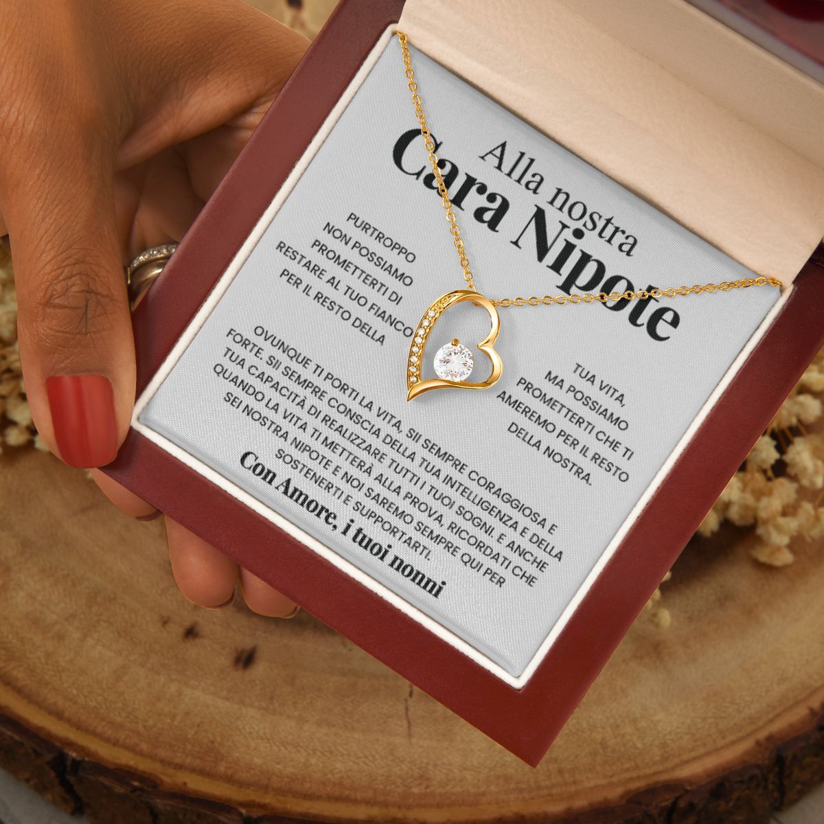 Alla nostra cara Nipote | Dai Nonni | Collana
