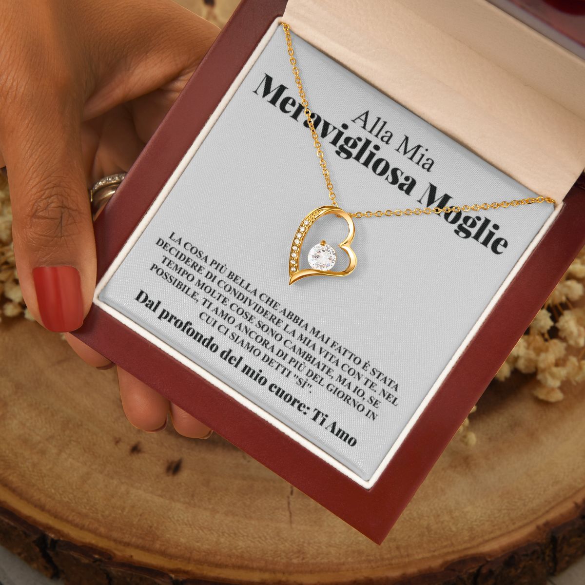 Alla Mia Meravigliosa Moglie | Ti Amo | Collana