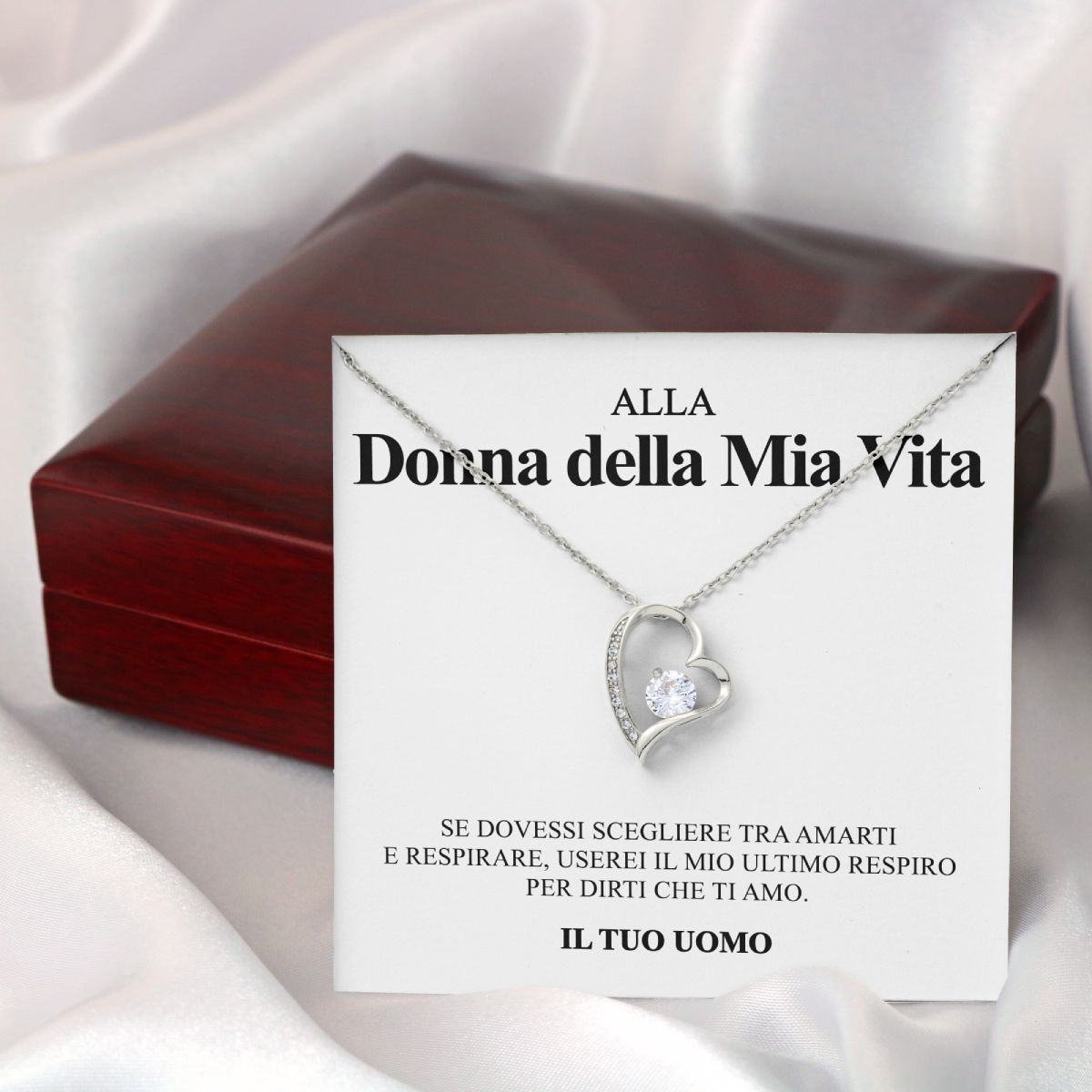 Alla Donna Della Mia Vita | Ti Amo, Il Tuo Uomo | Collana