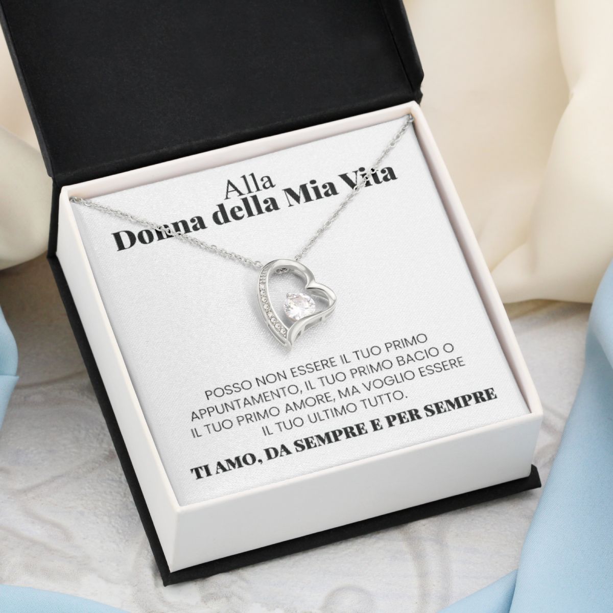 Alla Donna Della Mia Vita | Ti Amo Da Sempre e Per Sempre | Collana