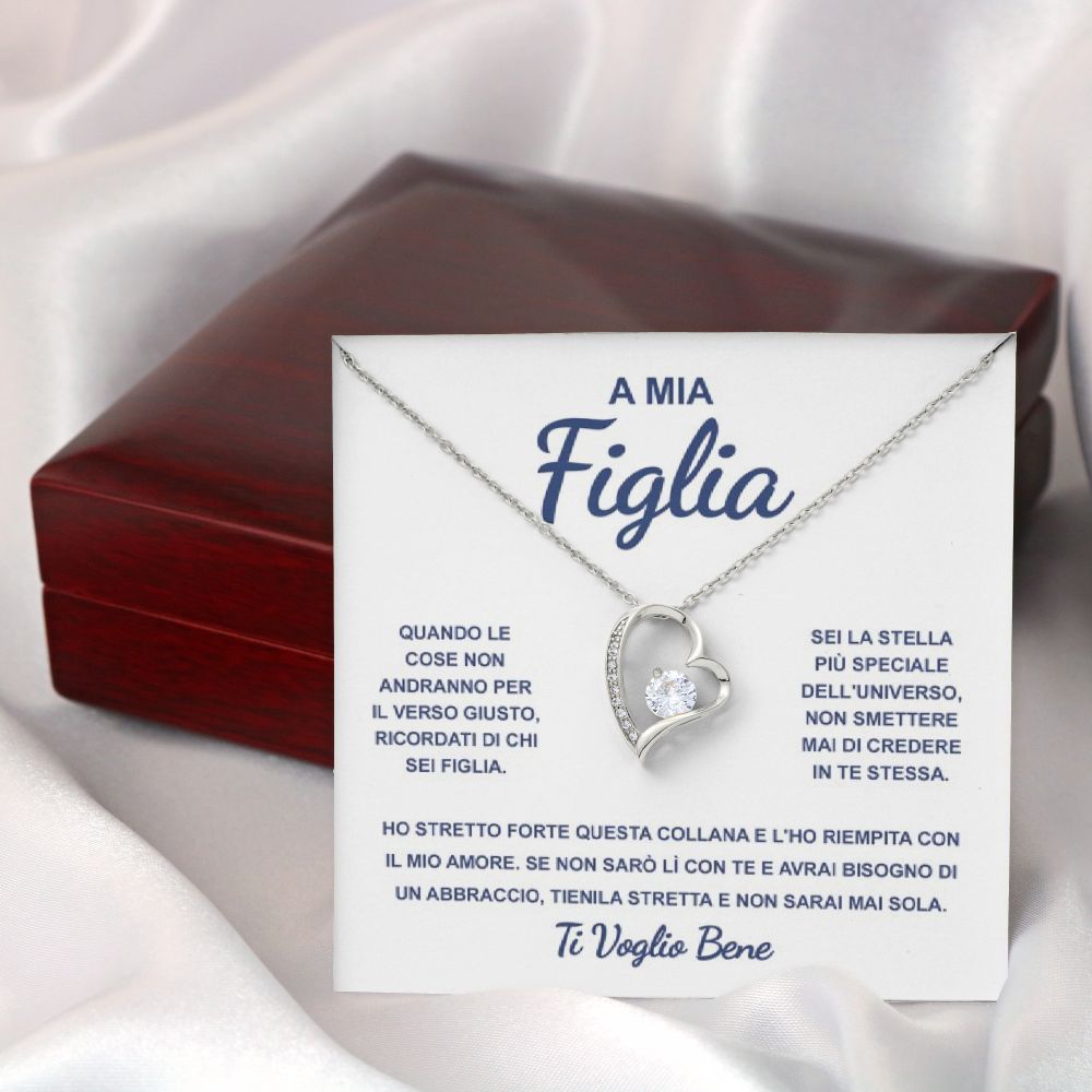 A Mia Figlia, Credi in te stessa | Collana con Cuore