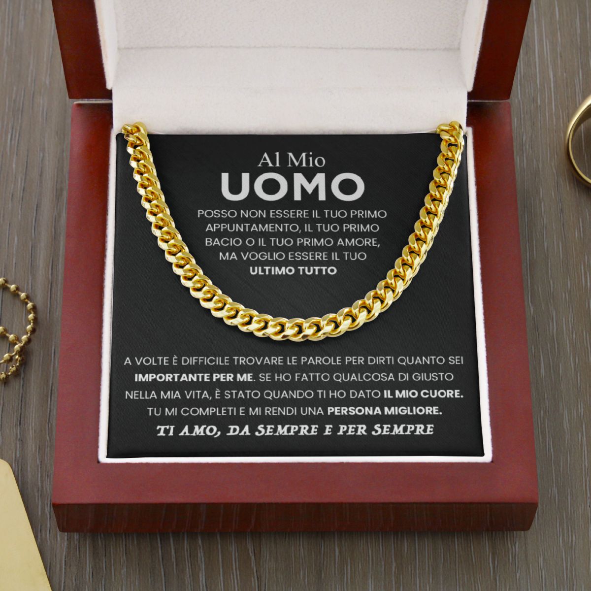 Al Mio Uomo | Mi Rendi Una Persona Migliore | Collana