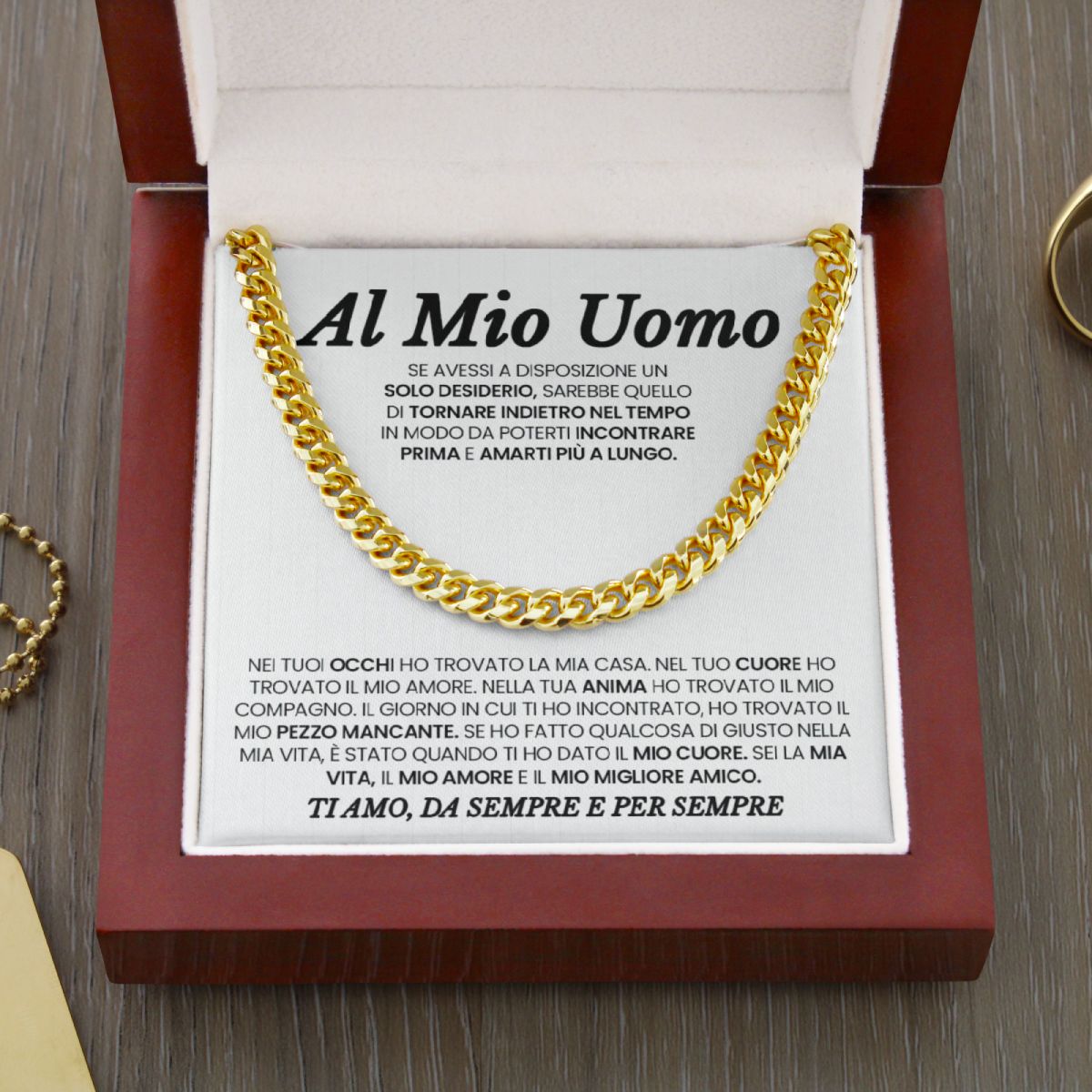 Al Mio Uomo | Ho Trovato Il Mio Pezzo Mancante | Collana