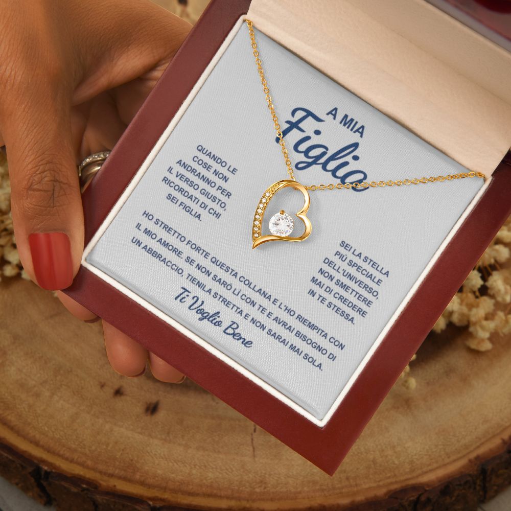 A Mia Figlia, Credi in te stessa | Collana con Cuore
