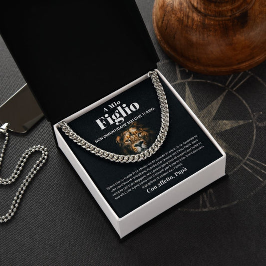 A Mio Figlio | con Affetto Papà | Collana