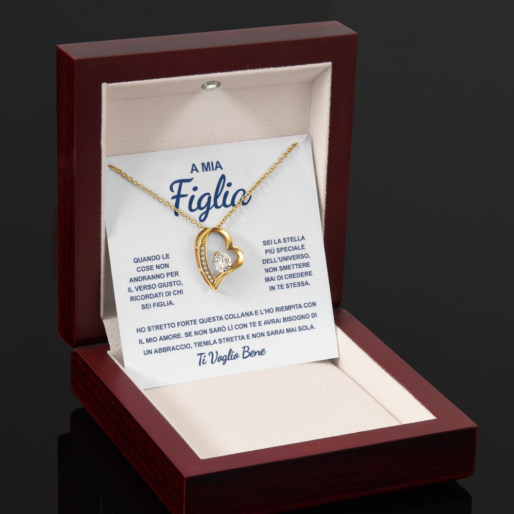 A Mia Figlia, Credi in te stessa | Collana con Cuore