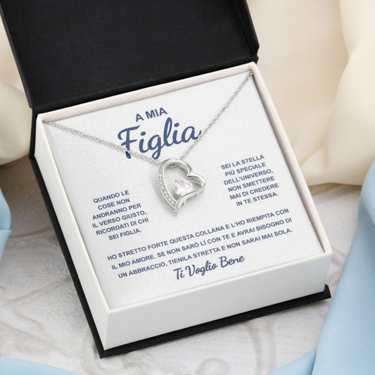 A Mia Figlia, Credi in te stessa | Collana con Cuore
