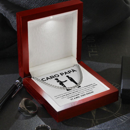 Caro Papà | Ti Voglio Bene Davvero - Da Figlio | Collana
