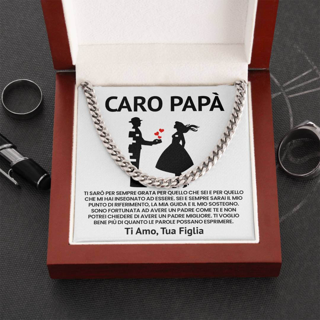 Collana da Uomo con Dedica + Cofanetto GRATIS